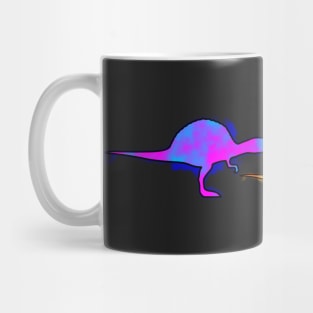 Carnivore Dinosaur Watercolor Mug